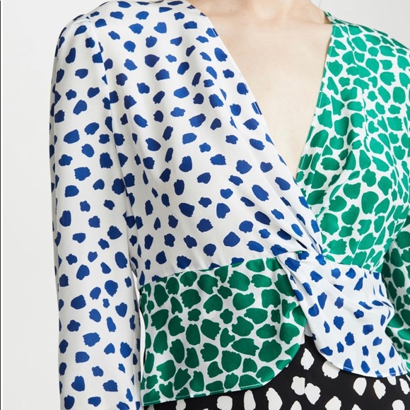 RIXO LONDON Chelsea psychedelic tulip spot… - Picture 10 of 13